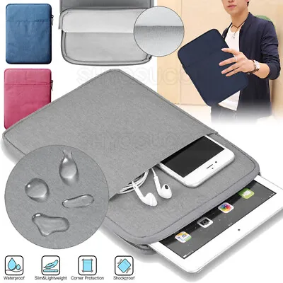 For Samsung Galaxy Tab A8 10.5 2021 S8 S7 11  Sleeve Soft Pouch Bag Case Cover • £9.99