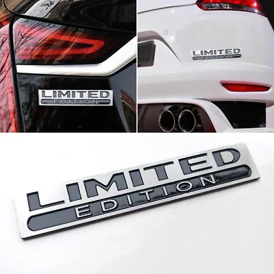 1x Metal Limited Edition Logo Car Chrome Emblem Badge Decal Sticker Accessories • $10.48