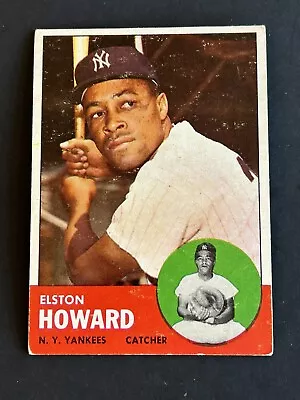 1963 Topps Baseball #60 Elston Howard EX New York Yankees • $3.99