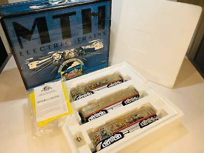 1990s MTH Railking O SF Clear Body F-3 ABA Locomotive Dealer Appreciation Set • $9.99