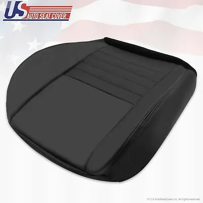 1999-2004 Ford Mustang GT 2-Door Driver Bottom Perforated Leather Seat Cover Blk • $132.07