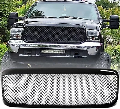 Front Grill For 1999-04 Ford F-250 Super Duty F-350 Super Duty Excursion Grille • $88.02