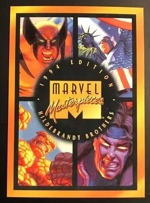 Complete Your Set - 1994 Marvel Masterpieces Cards - Pick • $1.83