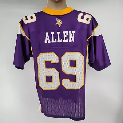 Minnesota Vikings Jared Allen Reebok On Field Jersey Size S Purple #69 • $39.95