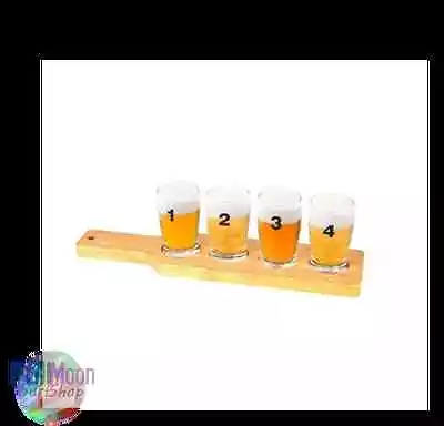 New 4 Glass Beer Sampler Mr. Fancy Pants Beer Tasting Kit • $28.95