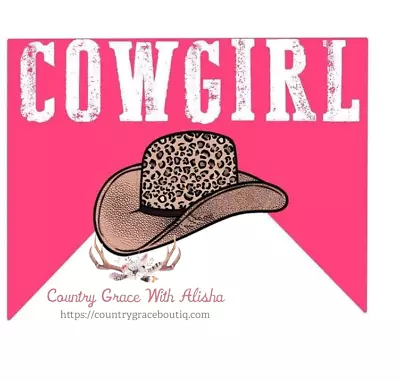 Sublimation Print Design Cowgirl To Press Heat Transfer • $2