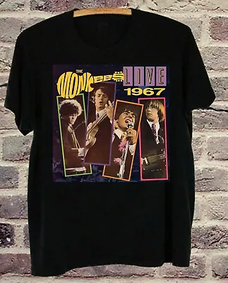 Vintage The Monkees Live 1967 Music Band T-Shirt Gift For Fans • $19.99