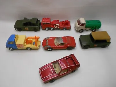 Lot Of Vintage 60s 70s Matchbox PlayArt Play Art Tomica Toy Cars *FREE SHIPPING* • $15.99