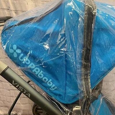 PVC Raincover Rain Cover Fits UPPAbaby  Vista Stroller Pushchair 2015-2019 • £25.97