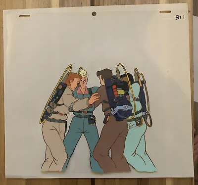 The Real Ghostbusters Animation Cel Whole Crew  • $255.22