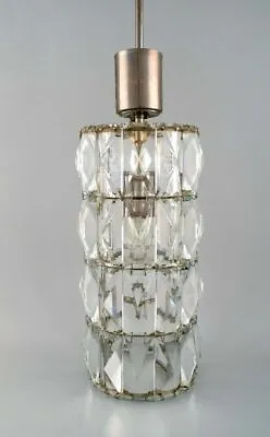 Kaiser Leuchten Germany. Cylindrical Pendant / Ceiling Lamp. 1960/70's • $340