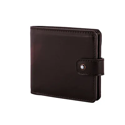 Montblanc 1926 Montblanc Heritage Dark Brown Leather Men's Wallet 6CC #116816 • $325.95