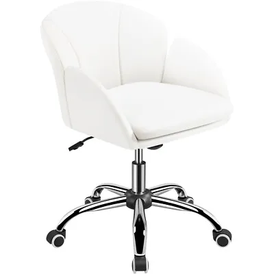 Desk Chair For Home Office Modern Makeup Vanity Swivel Chair With Armrests • $88.99