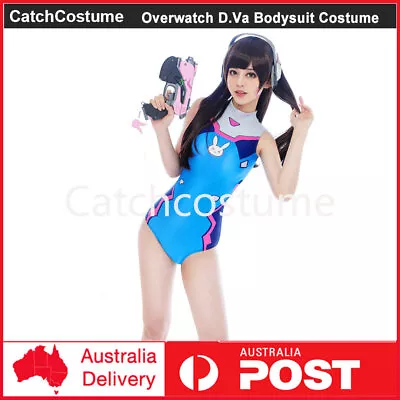 OW Overwatch D.Va Sexy Swimsuit Cosplay Costume Summer Bathing Suit Swimdress • $33.24