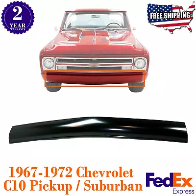 Front Bumper Roll Pan Primed Steel For 1967-1972 Chevrolet C10 Pickup / Suburban • $182.88