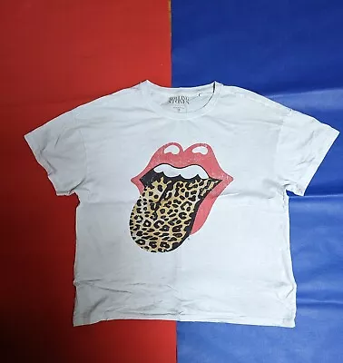 The Rolling Stones T Shirt/Top 16 Round Neck Short Sleeve Womens Graphic Cotton • $28