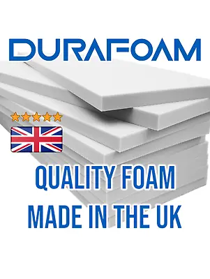 £16.79 • Buy High Density Upholstery Foam - Cut To Size - We Make All Sizes, All Foam Density