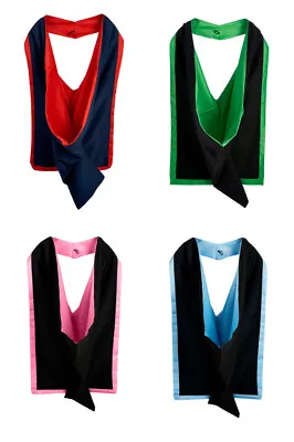 Graduation Full Shape Hood University Bachelors Masters Coloured Gown Accessory • £24.75