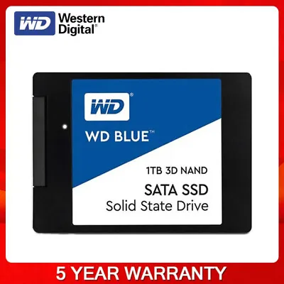 $69.99 • Buy SSD 1TB WD Green Blue Internal Solid State Drive HDD 2.5 AU Stock