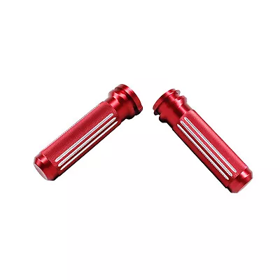 1  Handlebar Red Hand Grips For Harley FLHT FLHR FLHX FLTRX FXDLS FXSB FLDE FLHC • $41.95