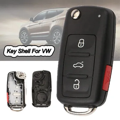 $9.95 • Buy New Replacement Remote Car Key Fob Flip Case For Volkswagen VW - Shell Only
