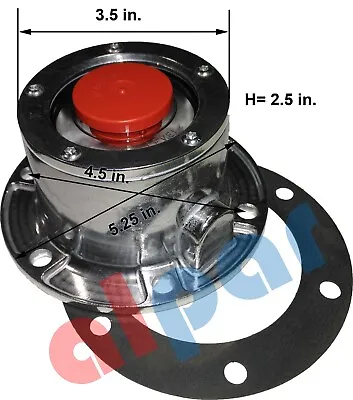 4024 6 Hole Front Hub Cap With Gasket Ref: VOLVO 180.10622 S-B358 1711 • $14