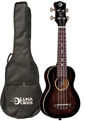 Luna Guitars Artist Vintage Distressed Soprano Ukulele W/ Gigbag UKE ART V S • $98