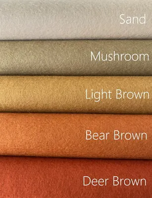 De Witte Engel 100% Wool True Felt 20 Cm X 30 Cm X 1.2 Mm / Various Colours NEW! • £2.50