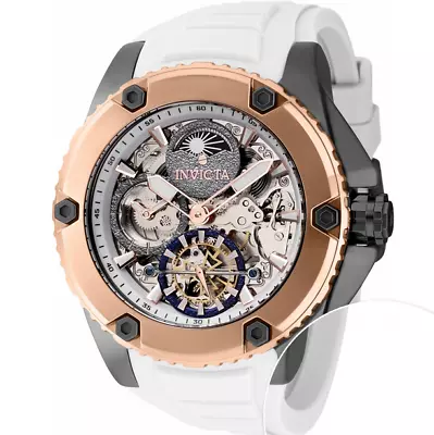 Invicta Akula 42772 Men's Analog White Silicone Skeleton Automatic Analog Watch • $99.99