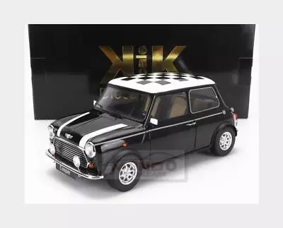 1:12 KK SCALE Mini Cooper Lhd 1992 With Chequered Flag Black White KKDC120055L M • $103.99