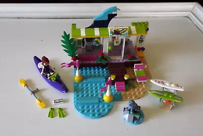 LEGO Friends - Heartlake Surf Shop (41315) Near-Complete With Figures • $16