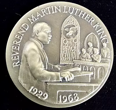 Reverend Martin Luther King Sterling Silver Medal (D-43) • $43.95