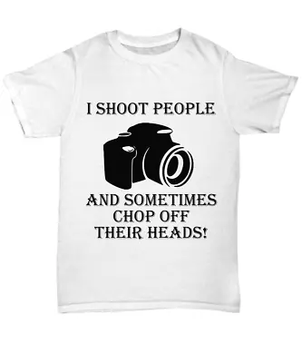 I Shoot People - Unisex Tee Photographer Camera • $16