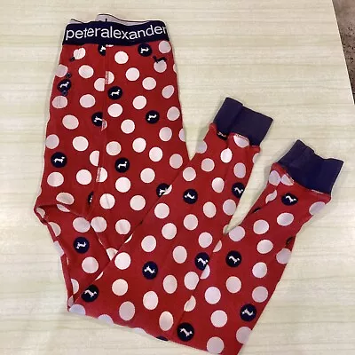 Peter Alexander Size Small Dachshund Dog Pajama PJ Pants Sleepwear Puppy Dog Red • $30