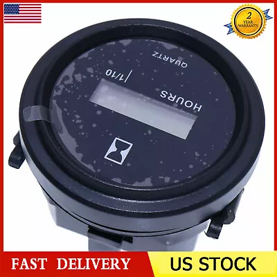 12V 24V 36V Digital Hour Meter For Marine Boat Engine 2  Round Gauge US STOCK • $18.20