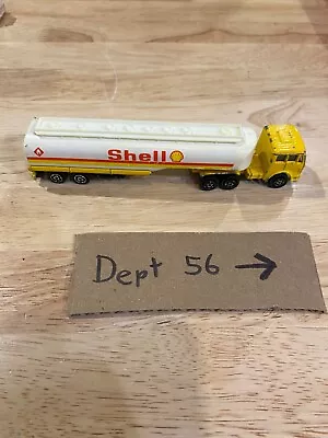 MAJORETTE 300 SERIES TRACTOR SEMI OIL TANKERs SHELL OIL TANKER Yellow • $17.99