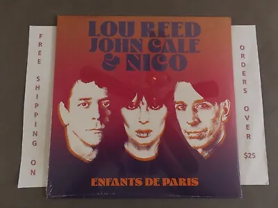 Lou Reed John Cale & Nico (of Velvet Underground) Enfants De Paris Live 1972 Lp • $31.18
