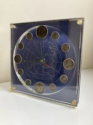 Marion Kay Numismatic 1967-76 United States Silver Coinage Clock USA-Made • $35