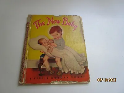 The New Baby A Little Golden Book Ruth Harold Shane Eloise Wilkin 1948 Book • $8.46