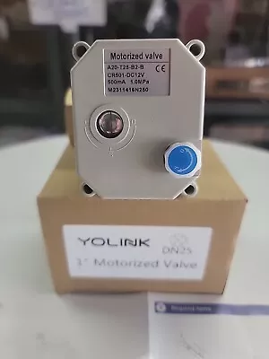 YoLink Motorized Ball Valve 1” Brass 12v DN25 • $35