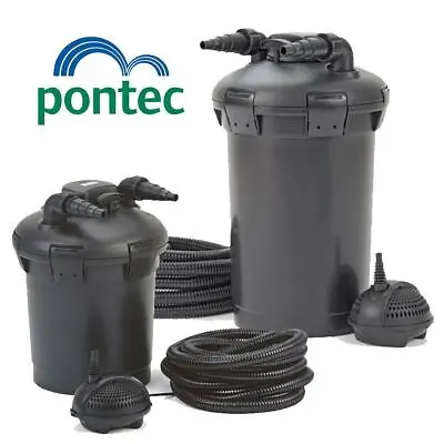 £127.99 • Buy Oase Pontec Pondopress Complete Koi Pond Filter Filtration Kit With Pump & Hose