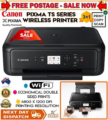 $120.47 • Buy Canon PIXMA TS5160 All-In-One Wireless Printer Auto Duplex Cloud Print With Ink