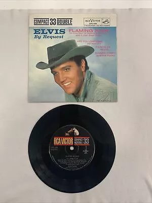 Elvis By Request Flaming Star RCA Victor LPC-128 Compact 33 Double • $49.99