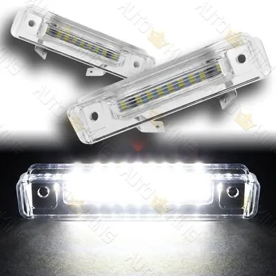 Fit Mercedes Sl/e-class R129 S124 W124 Bright White Smd Led License Plate Lights • $16.46