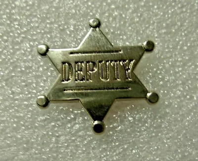 £1.60 • Buy Deputy Pin Badge. Silver Coloured Lapel Pin. USA Law Enforcer. Metal