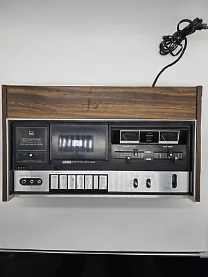 Sharp Model RT-480U Woodgrain Dolby Stereo Cassette Deck. Vintage. Parts Only • $69