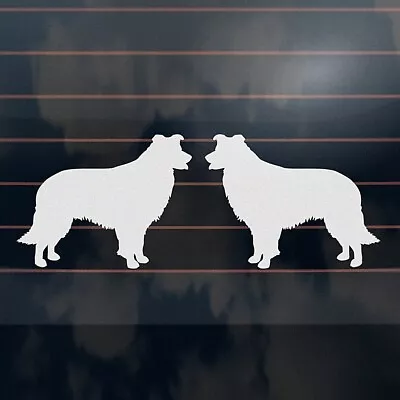 BORDER COLLIE DOG Stickers 130mm Matching Pair Car Vinyl Decal • $6.50