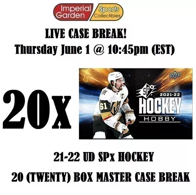 $0.73 • Buy 2021-22 SPx HOCKEY 20 BOX MASTER CASE BREAK #3673 - Dallas Stars