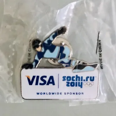 New Sochi 2014 Olympics Collectible Pin Snowboarding • $14.95