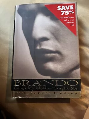 Marlon Brando Songs My Mother Taught Me 1994 Hardcover • $4.25